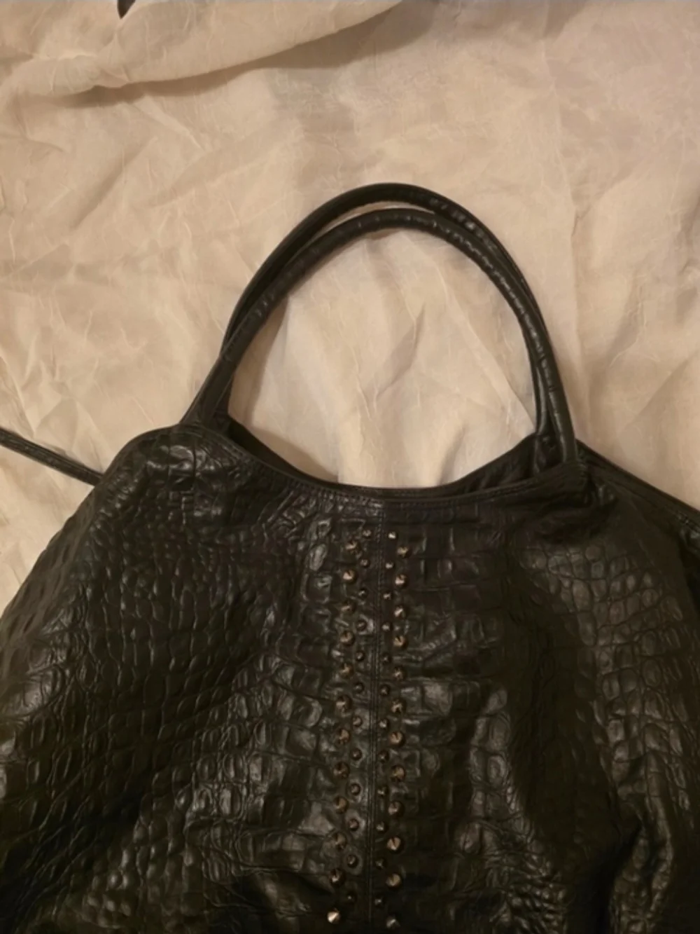 Thomas Wylde Studded Leather Hobo Bag